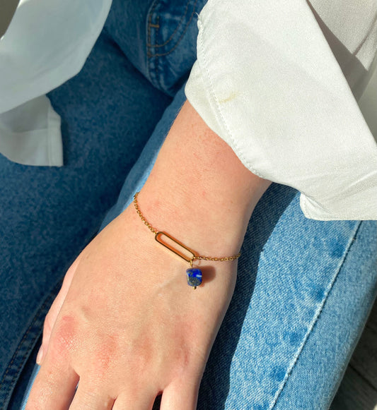 Bracelet IZAR Lapis lazuli