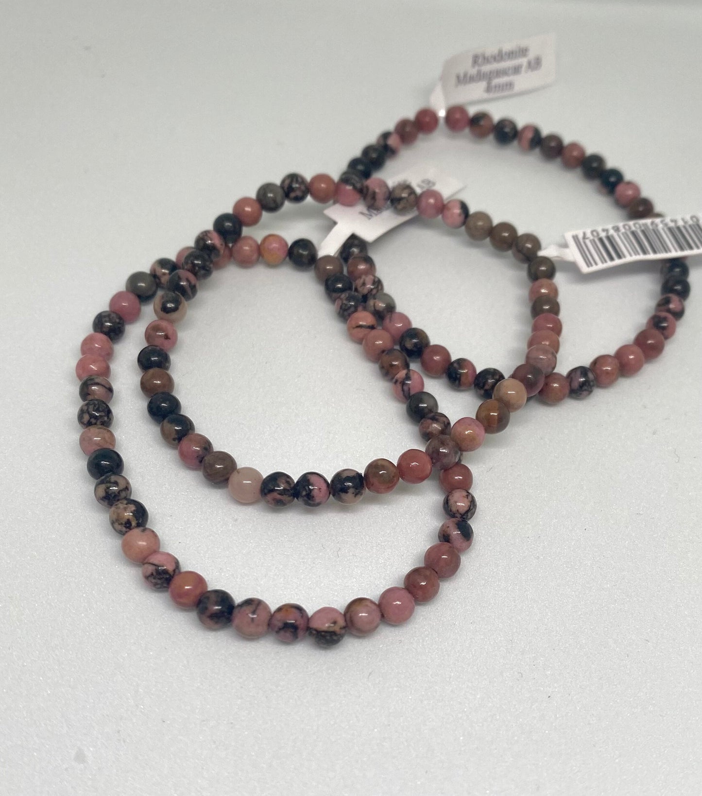 Bracelet Rhodonite 4mm