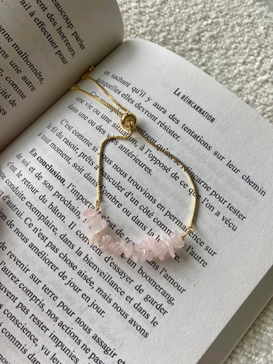 Bracelet Libra Quartz rose