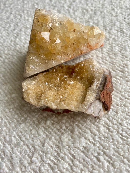 Citrine géode brute