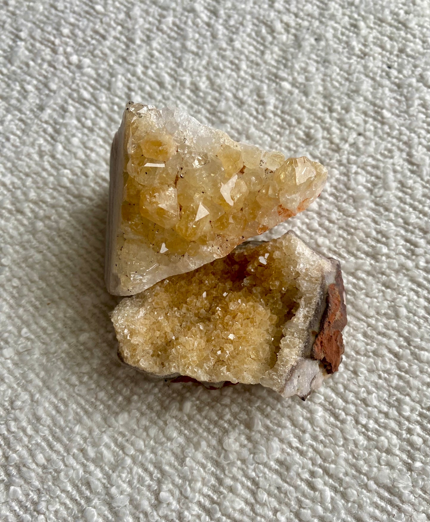 Citrine géode brute